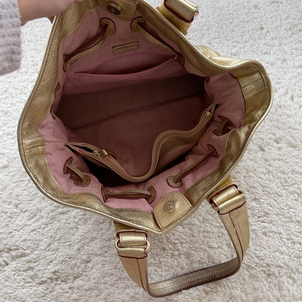 Dooney and Bourke “Chiara” Large Gold Tote - Picture 8 of 11